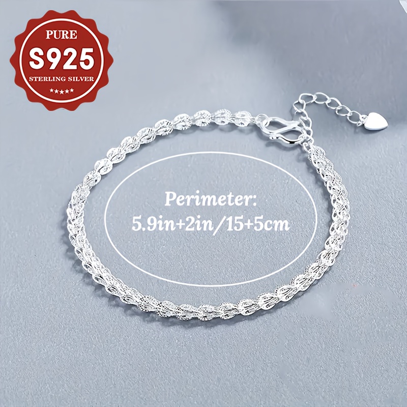 Women's Phoenix Tail S925 Silver Bracelet — High-End Design